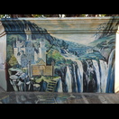 Schloss Neuschwanstein mit Wasserfall